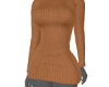 .M. Knitted Dress-Brown