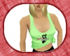 green tee shirt