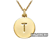 Initial "T" Gold Necklac