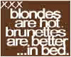 blondes vs brunettes