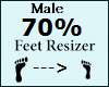 Feet Scaler 70% Male