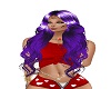 Sexy Long Purple Hair