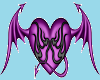 Purple Vamp Heart