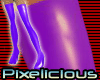 Rubber Stockings Purple