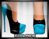 E~ Black & Blue Shoes