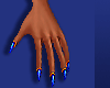 ~c~ Royal Blue Nails