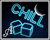 CHILL Neon sign animated