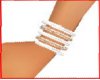 Orange & White Bangle L