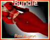 Lacey Blouse Bnd Red Rll