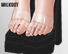 Selena Black Heels