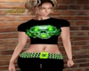 green skull shirt