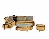 tan   living room set