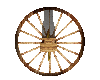 Wagon Wheel Sconce