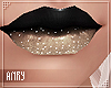 [Anry] Glitter Gold Lips