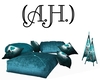(A.H.)Teal BtFly Pillow2