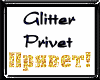 Gold Glitter Privet