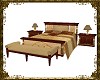 D's Wood and Gold Bed