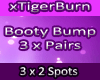 !TB! Booty Bump 3 Pairs