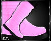 ST: Comfy Pink Blk Boots