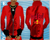 red bull jacket red