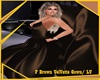 LV/F Brown VelVette Gown