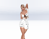 White poka dot dress