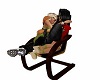 b & W Cuddle Chair2