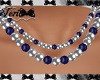 Blue Silver Necklace