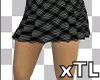[xTL] Black Plaid Skirt