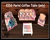KIDS Pastel Coffee Table