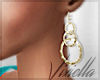 *V* Nellie Gold Earrings