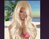 Beach Blond Pink Bikini Hot Summer