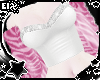 . pink zebra fur coat