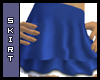 Blue Ruffle Skirt