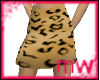Leopard high skirt
