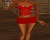 Red Fire Hot Cami Set