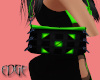 TEMPTRESS NEON GRN PURSE