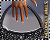 Black S.L. Glitter Bag
