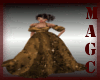 Royal gold gown