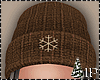 Winter Hat Brown Wool