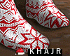 K! XMAS Socks Red