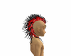 black and red mohawk