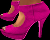 Suade Hot Pink Heels