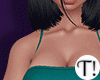 T! Ruched Green Top