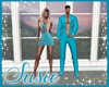 Sexy Teal Cocktail Dress