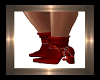 ankle boots red