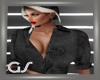 GS Blk Sil Satin Blouse