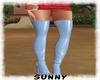 *SW*Baby Blue Thigh Boot