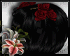 (LN)Hair Bow  Roses