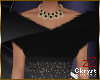 cK Shrug Fur Black